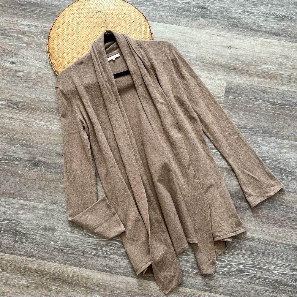 Minnie rose‎ open front cardigan